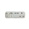 Powerline 5 way Adapter with USB charger Photo
