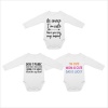 Set of Three Long Sleeve Baby Grower Photo