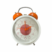 Retro Twin Bell Alarm Clock With Built In Light