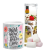Pappa Joe PepperSt Hug Mug with Marshmallows - Work Hard and Don't Be A D1ck Photo
