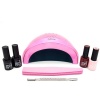 BUFFTEE Gel Nail Polish Starter Kit and UV LED Gel Nail Lamp Photo