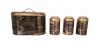 Continental Homeware Rock and Gold Bread Bin & 3 Piece Canister Set Photo