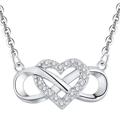 Photo of Kays Family Jewellers Affinity Heart Pendant in 925 Sterling Silver