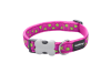 Red Dingo Design Collar - Stars Lime on Hot Pink Photo