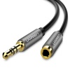 UGreen 3.5mm M to F 5m Audio Ext Cable - Black Photo