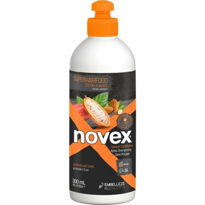 Novex SuperHairFood Cocoa and Almonds Leave in Conditioner 300ml