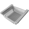 Adjustable Refrigerator Storage Basket-Grey Photo