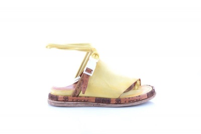Photo of Women's yellow leather sandal