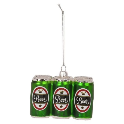 Photo of AK Glass Beer 6 Pack Christmas Decoration