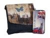 Fino Vintage Crossbody Denim Sling Bag & Purse Set Photo