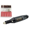Rotary Variable Speed Detail Carver Pen Shape Nail Art Drill Black Photo