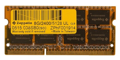Photo of Astrum Zeppelin DDR4 8GB SO PC2400 1GBX8 8IC Laptop Memory