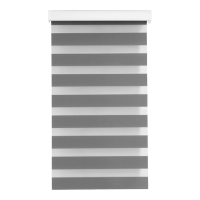 IYWA Quality Roller Zebra Blinds Dual Layer Day Night Blinds for Windows Grey