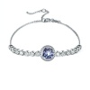 Civetta Spark Emma Bracelet - Swarovski Light Sapphire Crystal Photo