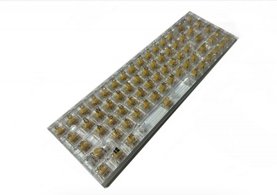 T Wolf T40 Transparent Mechanical Keyboard