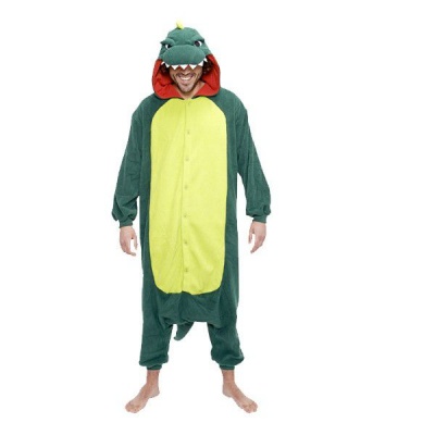 Photo of Iconix Dinosaur Onesie for Adults