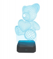 Electronic Excellence 3D Bear Kids Night Light Bedroom Night Light Birthday Christmas Gift Lamp