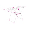 BetterBuys Laundry Drying Rack - Clothes Stand with Multiple Hanging - Fold Out - Pink Photo