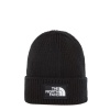 The North Face -Tnf Logo Box Cuffed Beanie - Black Photo