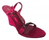 Lavanda Wedge Sandal With Diamante Trim - Bi525 Burgundy Photo