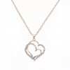 SilverCity Big Double Heart Zircon Necklace Photo