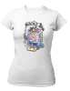 PepperSt Ladies White T-Shirt - Brain Sketch Photo