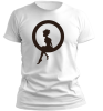 PepperSt Men's White T-Shirt - Sitting In Circle Photo