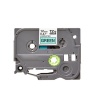 Brother Compatible TZE 731 Labelling Tape Cassette - 12mm Black on Green 8m Photo