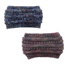 Headband Earmuff Wool 2 Set Winter Blue & Wine Photo