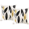 Pandok - Scatter Cushion Set - Leaf Art Photo