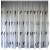 Matoc Readymade Curtain -Taped -Sheer Embroidered Voile -BW Photo