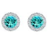 Civetta Spark Rachel Studs-With Swarovski Light Turquois Crystal Photo