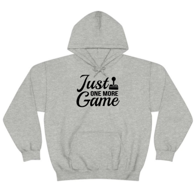 Just One More Game Gamer Gift Hoodie