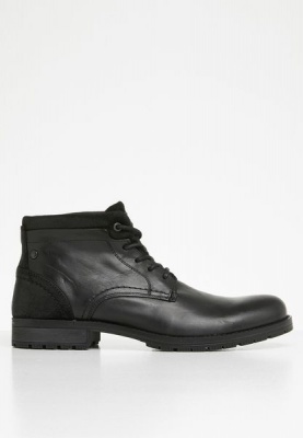 Photo of Men's Jack & Jones Harry Mixed Leather Boot - Black