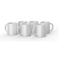 Cricut 2008942 350Ml Ceramic Mug Blanks 6 Pack White