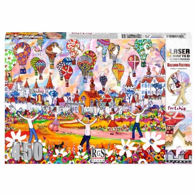 RGS Group Balloon Festival Laser Crafted Widget Puzzle 450 Pieces