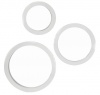Home Quip White Bubble Mirror Set 20X20/25X25/30X30cm Photo