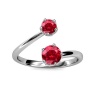 Crystalize 925 Silver July Birthstone Ring with Swarovski Crystals Photo