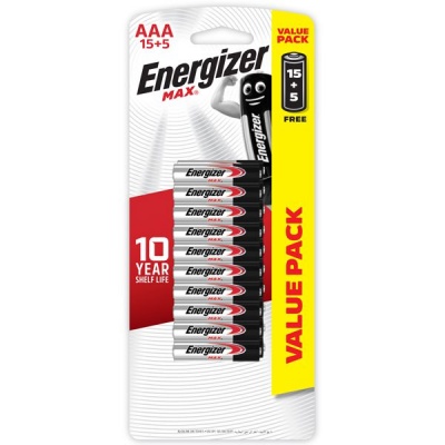 Photo of Energizer MAX Alkaline AAA Battery Card 15 5 Free