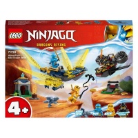 LEGO ® NINJAGO® Nya and Arin’s Baby Dragon Battle 71798 Building Toy Set 157 Pieces