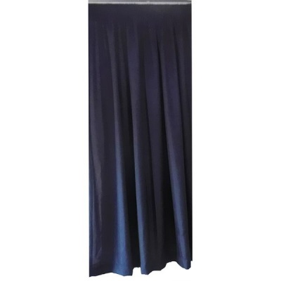Photo of Matoc Readymade Curtain - LinenLook -Taped - Lined - Navy