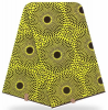 Vlisco Hollandaise wax-Yellow Iris African Print Fabric Photo
