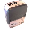 Pappa Joe Colop C20 Self Inking Rubber Stamp - BTW . . Black Photo