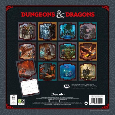 Photo of Dungeons & Dragons Official 2021 Square Wall Calendar