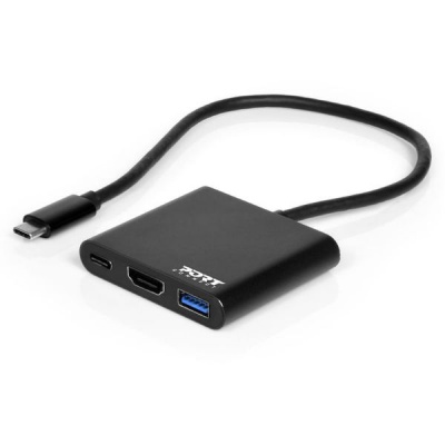Photo of Port Connect 30cm Type-C to HDMI 60W PD Power Dock - Black