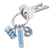 Troika Keyring Oktoberfest with 3 Charms: Oktoberfest / Pretzel / Beer Mug Photo