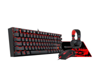 Redragon 4in1 Gaming Combo – Mechanical Keyboard Headset Mouse Pad