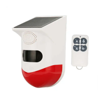 Outdoor Solar Alarm Sensor with Remote Control Q BJ200