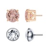 Civetta Spark Georgia Studs Set-Swarovski Vintage Rose crystal Rosegold Photo