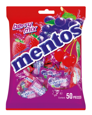 Mentos Mono Bag 50 pieces Berry Mix